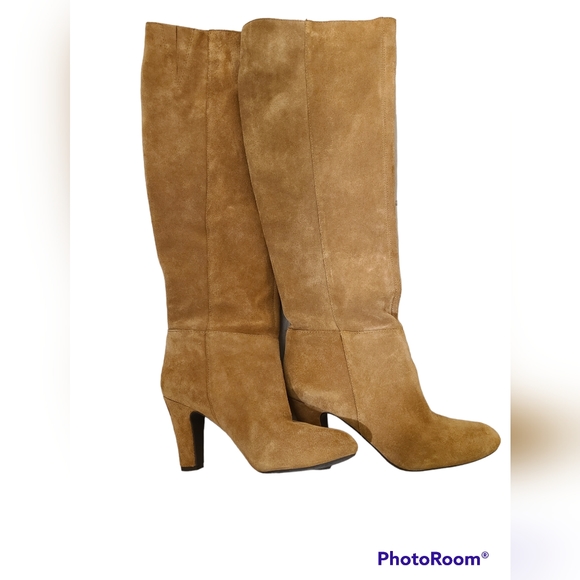 Jessica Simpson Shoes - Jessica Simpson Tan Suede Knee High Boots